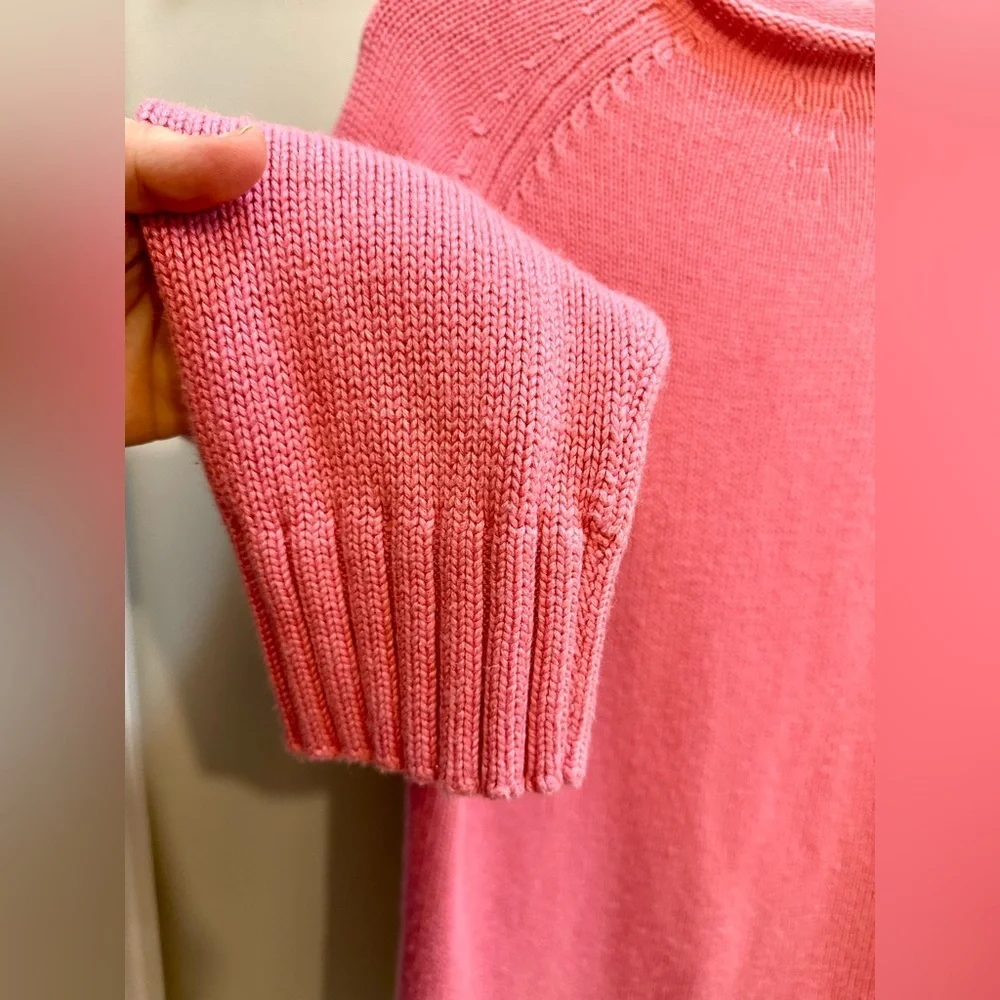 Real Clothes 75% Silk 25% Cashmere Pink Knit Sweater XL Lightweight Luxury